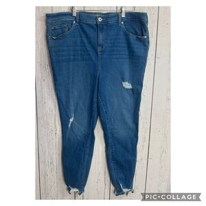 Torrid Feel the Fit Super Soft Mid Rise Super Skinny Jeans Size 20R